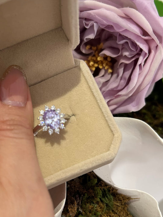 Anillo Diana “violeta”