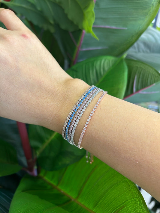 Pulsera tenis ajustable