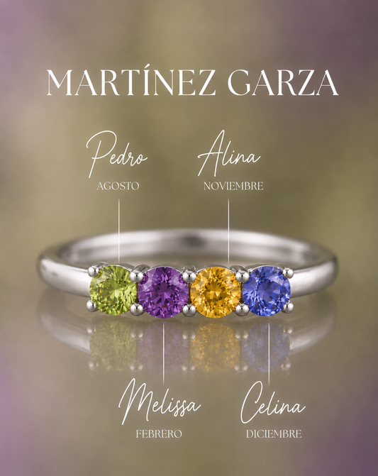 Anillo de Familia Colar | Zirconias