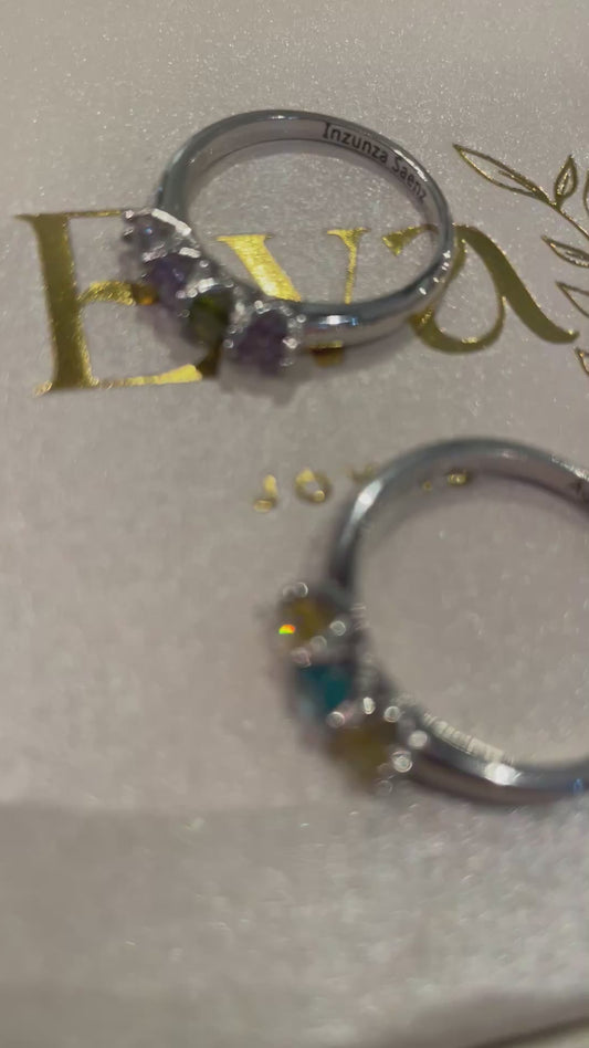 Anillo de Familia Colar | Zirconias